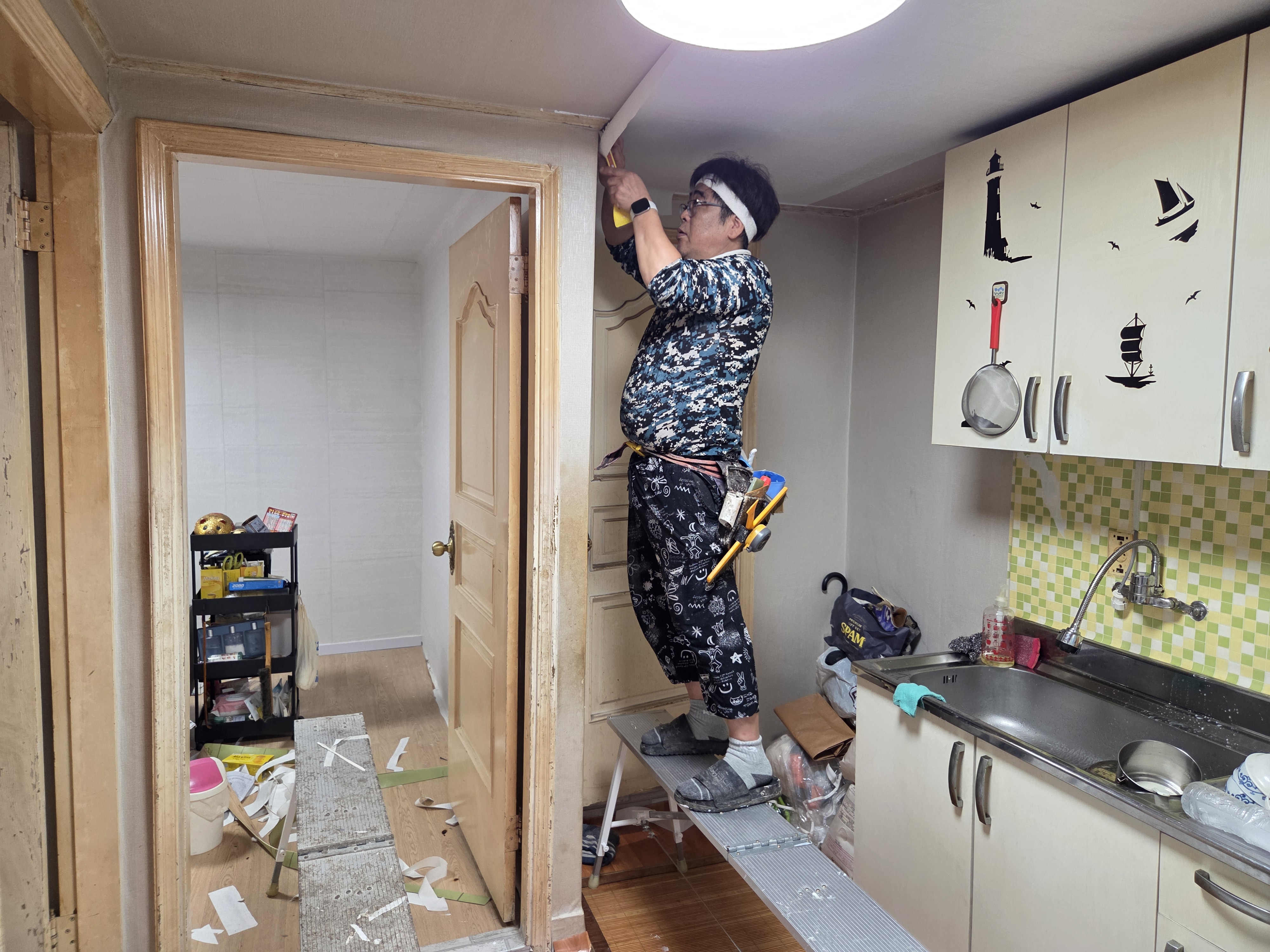 거주환경개선사업 작업 모습 1