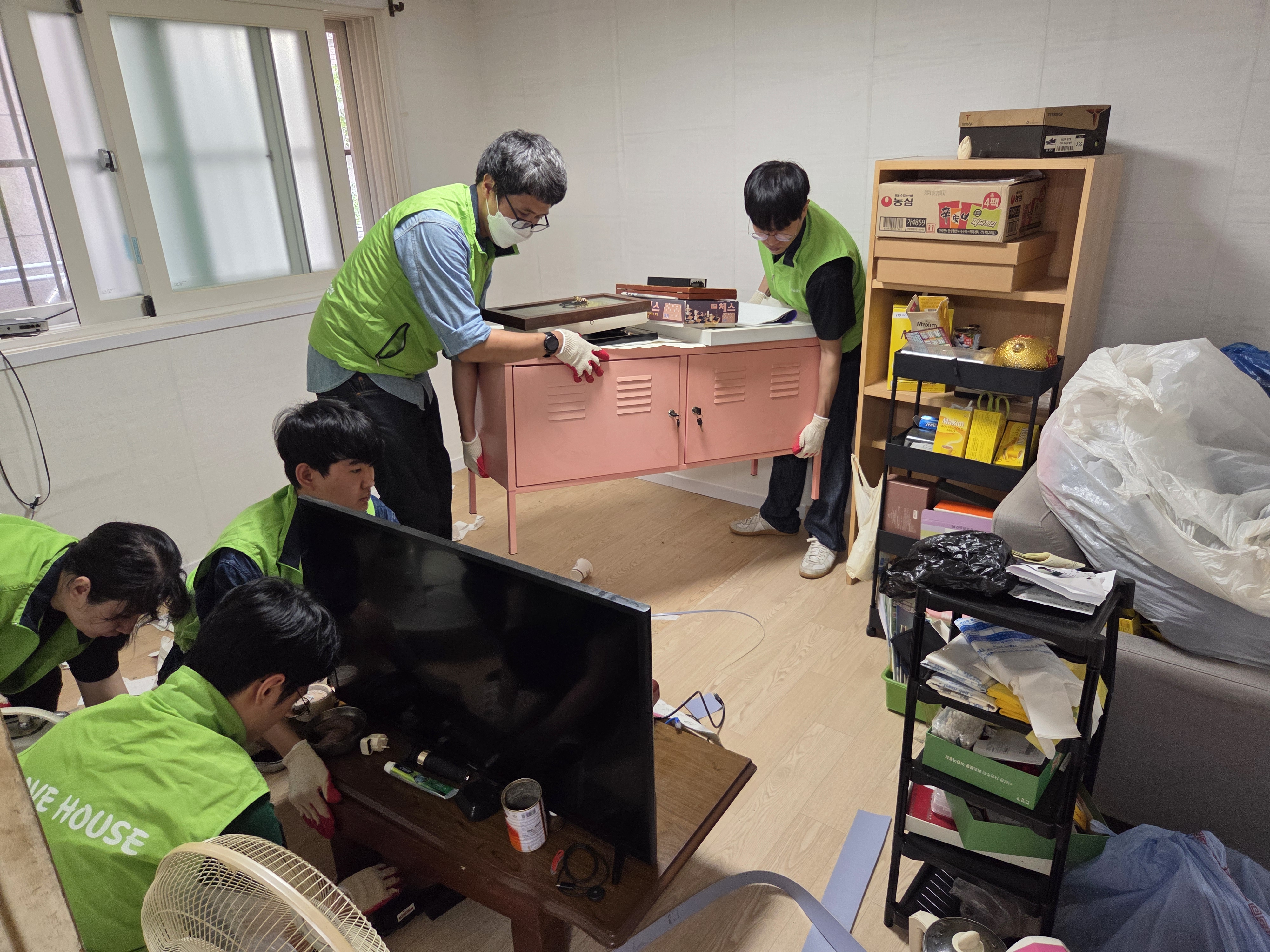 거주환경개선사업 작업 모습 3