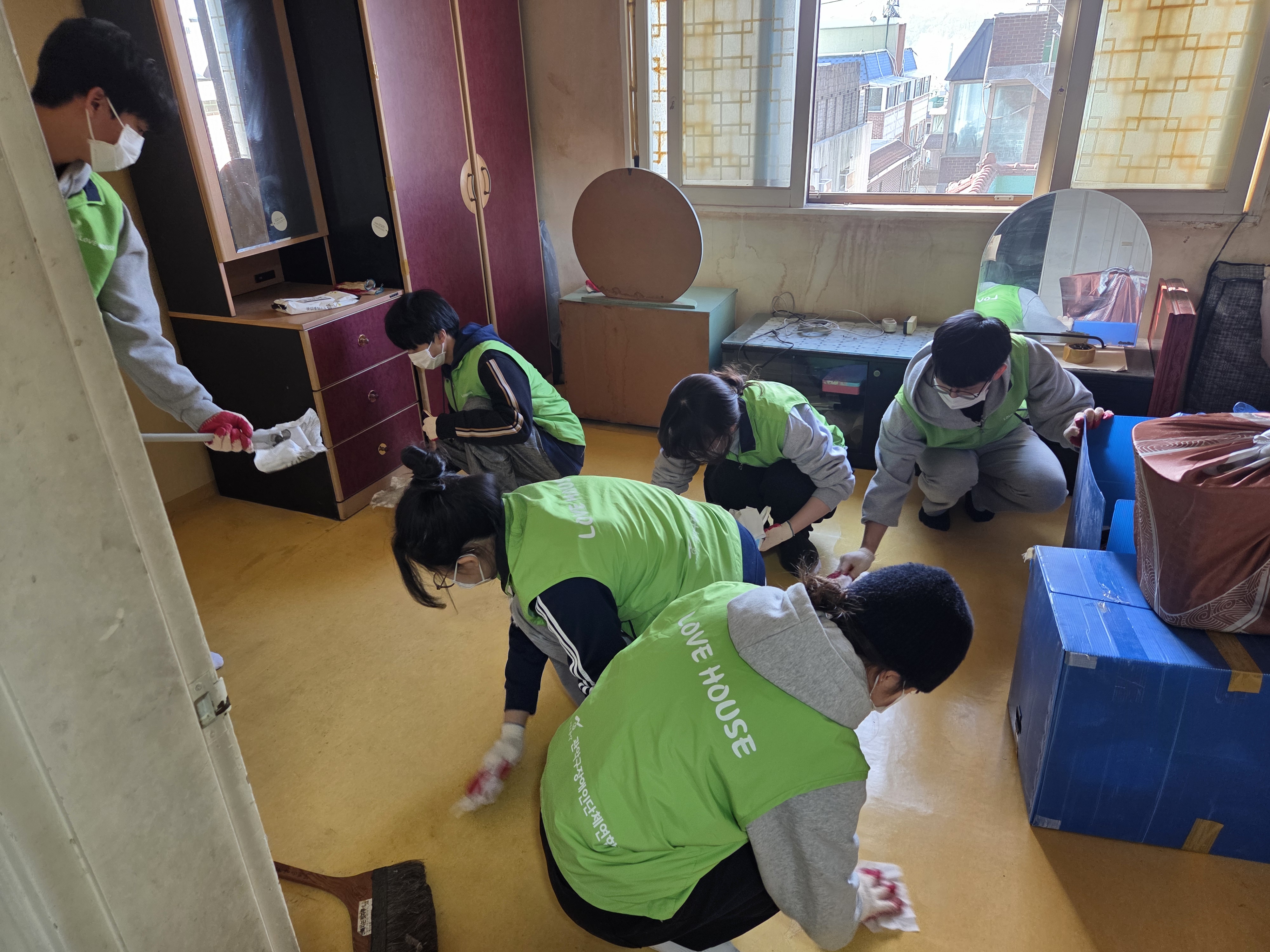 거주환경개선사업 작업 모습 5